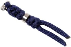 Chris Reeve Large Sebenza/Umnumzaan Lanyard Con Abalorios Midnight/plateado COM-7124