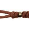 Chris Reeve Large Sebenza/Umnumzaan Lanyard, Acollador Con Cuenta En Color Rust/gold COM-7132