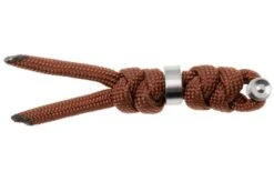 Chris Reeve Large Sebenza/Umnumzaan Lanyard, Acollador Con Cuenta En Color Rust/silver COM-7133