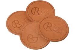 Chris Reeve Leather Coaster 4 Pack CRK-2015 Posavasos