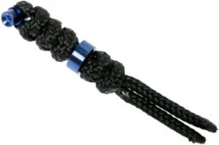 Chris Reeve Large Sebenza/Umnumzaan Lanyard Blanco Con Bolita Black/blue L21-7004-BB