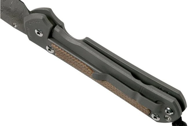 Chris Reeve Sebenza 31 Large Natural Micarta Ladder Damascus L31-1220 Navaja 7 Chris Reeve Sebenza 31 Large Natural Micarta Ladder Damascus L31-1220 Navaja - Imagen 5