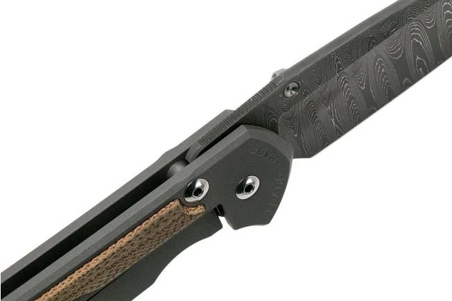 Chris Reeve Sebenza 31 Large Natural Micarta Ladder Damascus L31-1220 Navaja 8 Chris Reeve Sebenza 31 Large Natural Micarta Ladder Damascus L31-1220 Navaja - Imagen 6