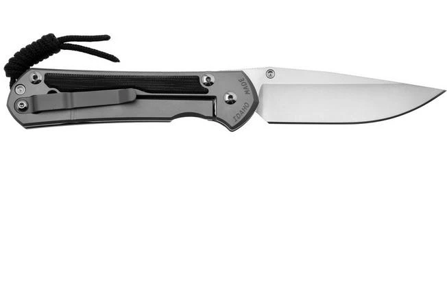 Chris Reeve Large Sebenza 31, L31-1652 MagnaCut Drop Point, Glass Blasted, Black Canvas Micarta Inlay, Navaja 4 Chris Reeve Large Sebenza 31, L31-1652 MagnaCut Drop Point, Glass Blasted, Black Canvas Micarta Inlay, Navaja - Imagen 2