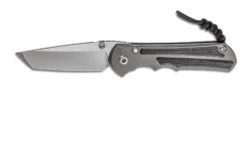 Chris Reeve Large Inkosi Black Micarta Tanto LIN-1044 Navaja