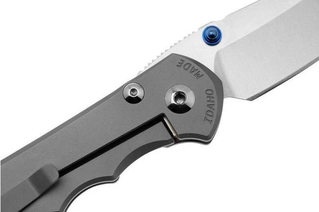 Chris Reeve Large Inkosi LIN-1122 CPM MagnaCut Insingo, Plain Glass Blasted Titanium, Navaja 7 Chris Reeve Large Inkosi LIN-1122 CPM MagnaCut Insingo, Plain Glass Blasted Titanium, Navaja - Imagen 5