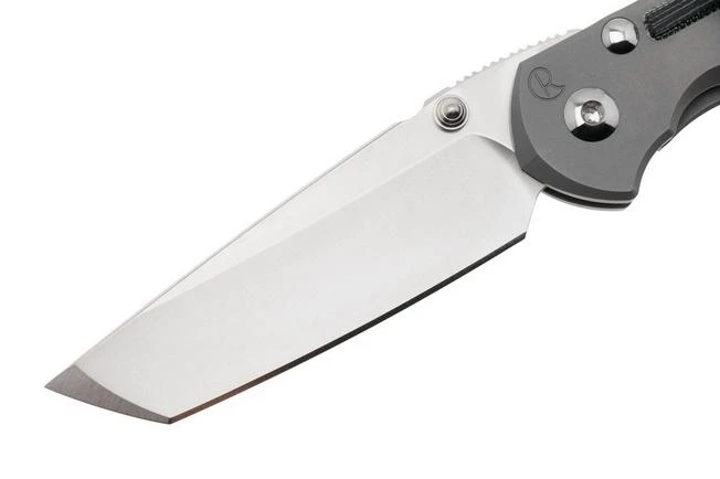 Chris Reeve Large Inkosi SIN-1132 CPM MagnaCut Tanto, Glass Blasted Titanium, Black Canvas Micarta Inlay, Navaja 5 Chris Reeve Large Inkosi SIN-1132 CPM MagnaCut Tanto, Glass Blasted Titanium, Black Canvas Micarta Inlay, Navaja - Imagen 3