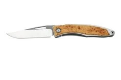 Chris Reeve Mnandi Box Elder Burl Inlay MNA-1008 Cuchillo De Caballero