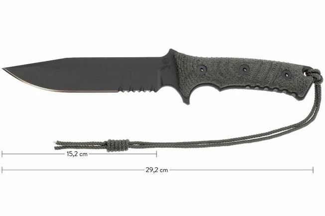Chris Reeve Pacific Black PAC-1001 Cuchillo De Supervivencia, Dentado 3 Chris Reeve Pacific Black PAC-1001 Cuchillo De Supervivencia, Dentado