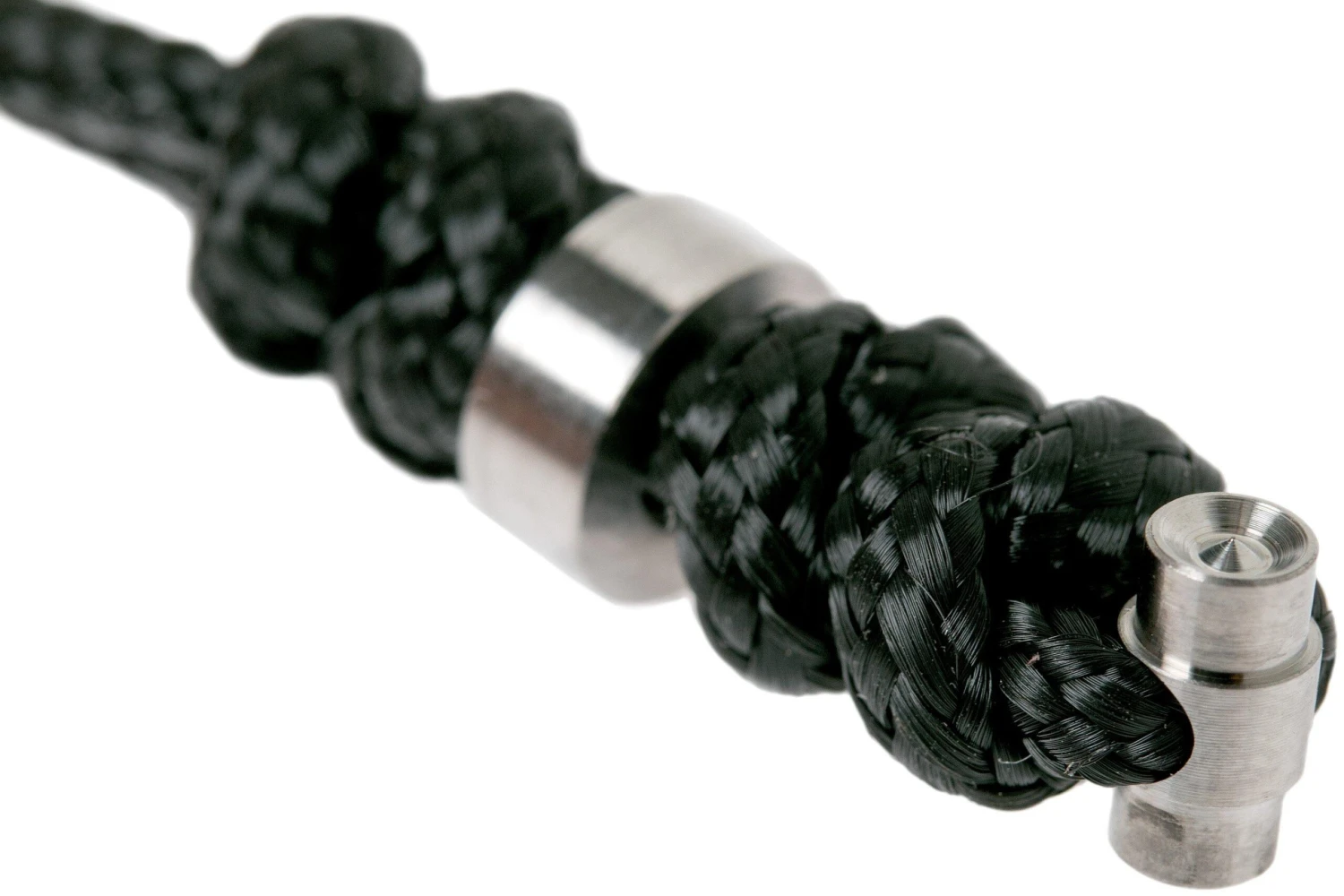 Chris Reeve Small Sebenza Lanyard Blanco Con Bolita Black/silver S21-7004-BS 4 Chris Reeve Small Sebenza Lanyard Blanco Con Bolita Black/silver S21-7004-BS - Imagen 2