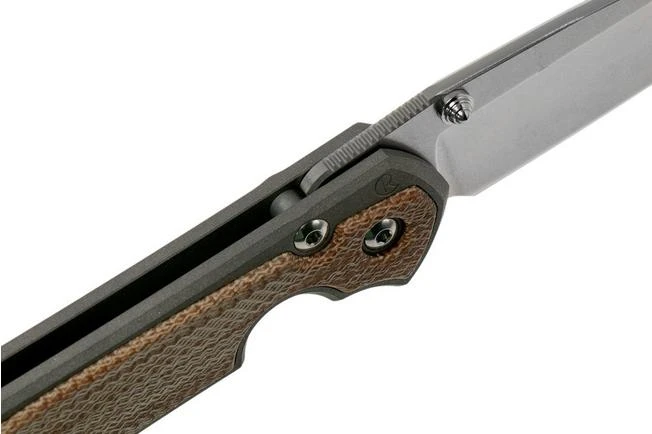 Chris Reeve Sebenza 31 Small Natural Micarta Inlay S31-1213 Navaja Para Zurdos 8 Chris Reeve Sebenza 31 Small Natural Micarta Inlay S31-1213 Navaja Para Zurdos - Imagen 6