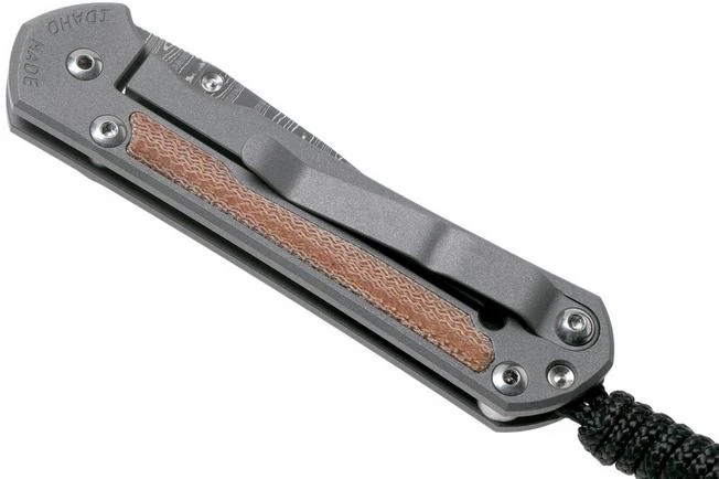 Chris Reeve Sebenza 31 Small Natural Canvas Micarta Ladder Damascus S31-1220 Navaja 6 Chris Reeve Sebenza 31 Small Natural Canvas Micarta Ladder Damascus S31-1220 Navaja - Imagen 4