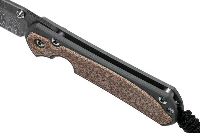 Chris Reeve Sebenza 31 Small Natural Canvas Micarta Ladder Damascus S31-1220 Navaja 9 Chris Reeve Sebenza 31 Small Natural Canvas Micarta Ladder Damascus S31-1220 Navaja - Imagen 7