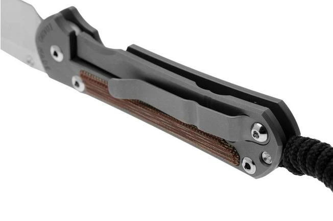 Chris Reeve Small Sebenza 31 MagnaCut Drop Point, Glass Blasted, Natural Canvas Micarta Inlay, S31-1660, Navaja 6 Chris Reeve Small Sebenza 31 MagnaCut Drop Point, Glass Blasted, Natural Canvas Micarta Inlay, S31-1660, Navaja - Imagen 4