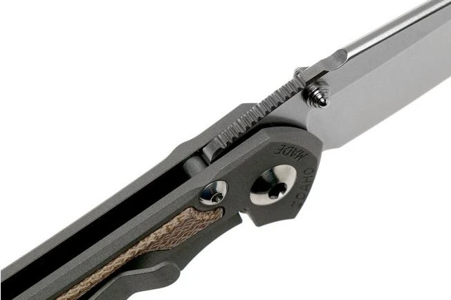 Chris Reeve Small Inkosi Tanto Natural Micarta Inlays SIN-1046 Navaja 8 Chris Reeve Small Inkosi Tanto Natural Micarta Inlays SIN-1046 Navaja - Imagen 6