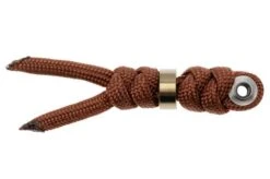 Chris Reeve Small Inkosi Lanyard, Acollador Con Cuenta En Color Rust/gold SIN-7018